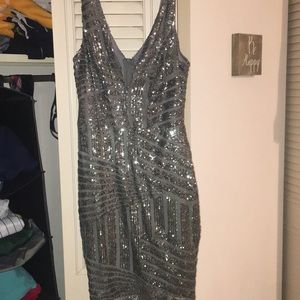 NWT silver sequin dress - New Years Eve